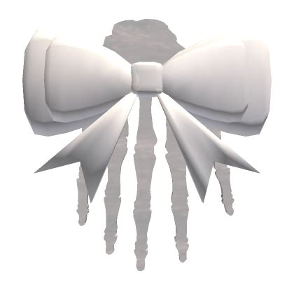 Bone Bow White Roblox Item Rolimon S