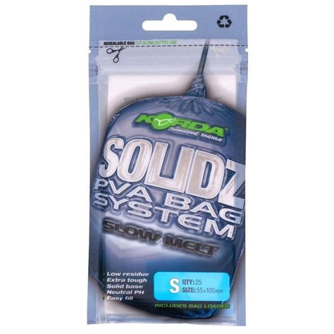 Korda Solidz Slow Melt PVA Bags The Tackle Shack