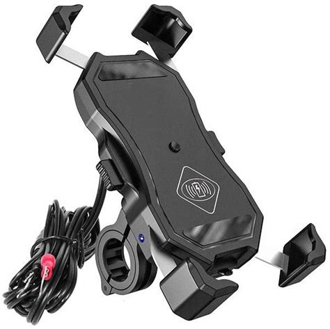 Uchwyt motocykl ładowarka indukcja telefon USB QC 12664398909