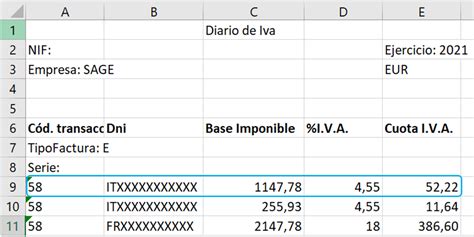 Modelo 369 Ejemplo práctico Informe Libro de IVA