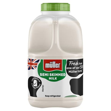 müller Semi Skimmed Milk 568ml Milk Iceland Foods