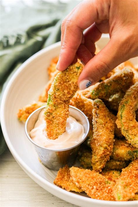 Keto Avocado Fries In The Air Fryer Or Oven What Great Grandma Ate