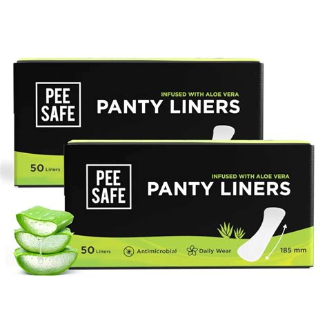 Buy Pee Safe Panty Liners For Women Daily Use With Aloe Vera