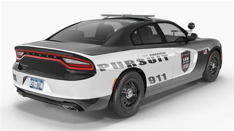 Dodge Charger Pursuit Police Car 2015 model - TurboSquid 2130651