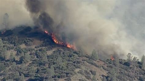 Raging Wildfire Burns 2700 Acres In California