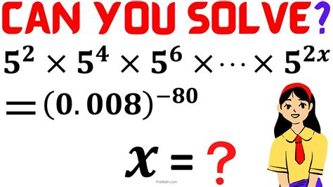 Mathematical Olympiad Learn How To Solve Exponential Equation Quickly