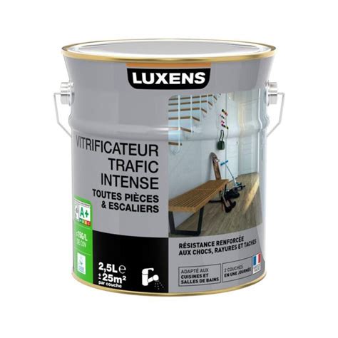 Vitrificateur Parquet Trafic Intensif Luxens 25 L Chêne Clair