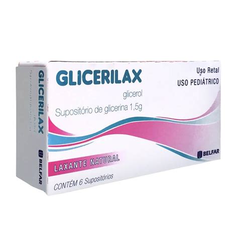 Como Funciona O Supositório De Glicerina - Glicerilax Supositório de Glicerina Pediátrico - 6un - Belfar - Extrafarma
