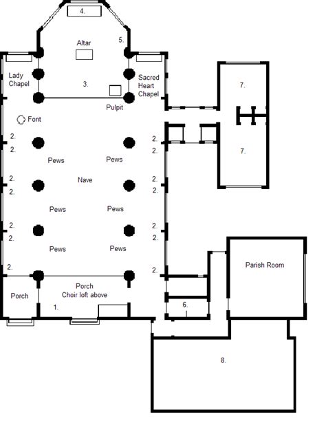 Catholic Church Interior Diagram