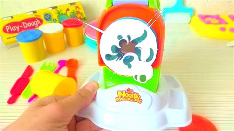 Aylin Playing Learn Colors With Play Doh Pasta Spaghetti Making Machine