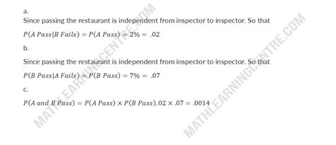 The Health Department Routinely Conducts Independent Inspections Of