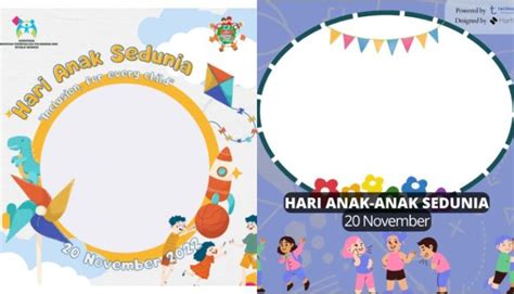 Link Twibbon Hari Anak Sedunia Cocok Untuk Foto Profil Hingga