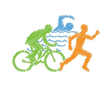 Royalty Free Triathlon Clip Art, Vector Images & Illustrations - iStock