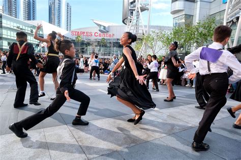 ‘Conga Kids’ hit the L.A. Live dance floor. Here’s what that looked ...