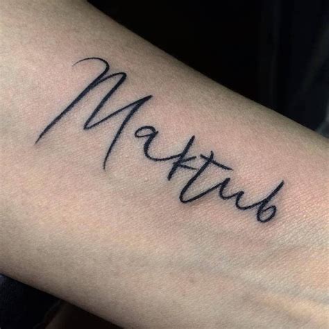 Tatuagem Maktub Imagens Inspiradoras E Seu Significado Sa De E