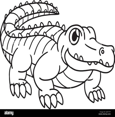 Clipart Crocodile Black And White