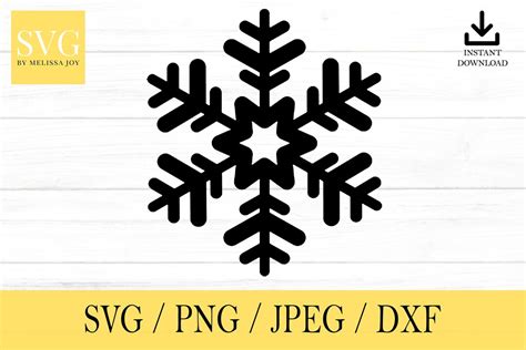 Snowflake Svg Holiday Svg Winter Svg Png Dxf Jpeg Digital Download Cut File Cricut