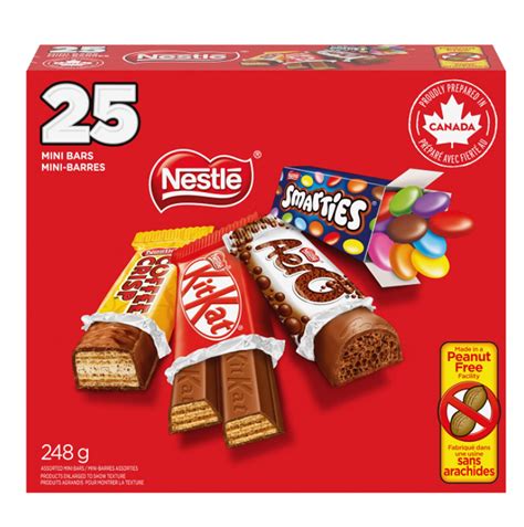 Buy Nestlé Assorted Mini Chocolate Bars, 25pcs, 248g Online at Lowest ...