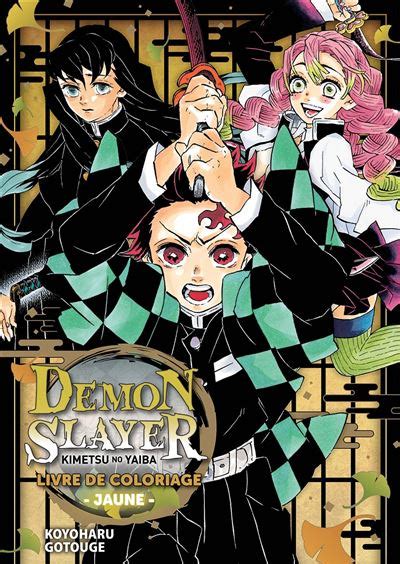 Demon Slayer Demon Slayer Livre De Coloriage N05 Jaune