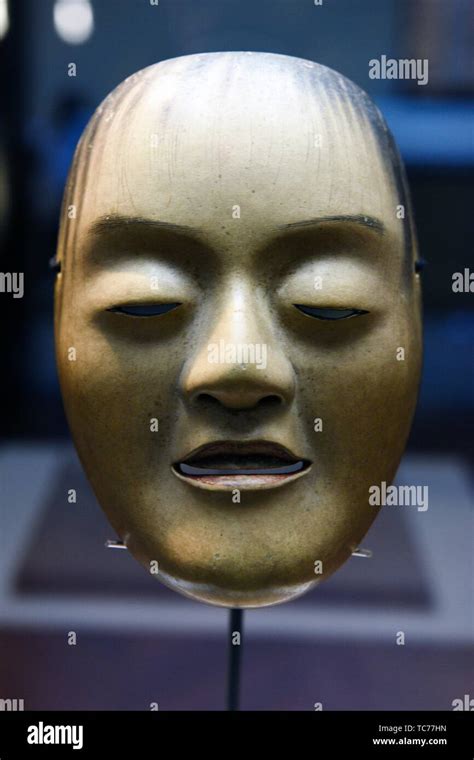 A mask inside Tokyo National Museum,Tokyo,Honshu,Japan,Asia Stock Photo ...