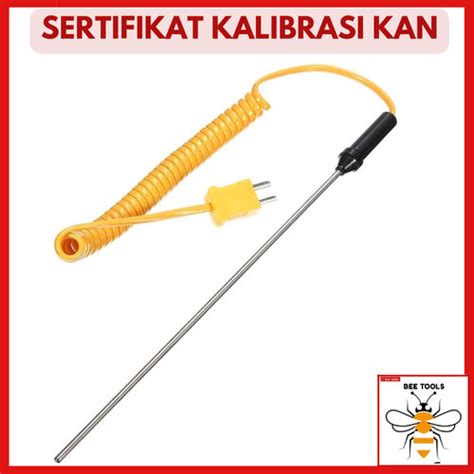 Jual Probe Thermocouple Cm Tipe K Sensor Plus Kalibrasi Sertifikat