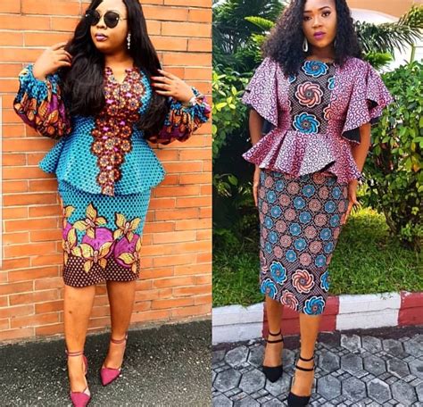 African Skirt And Blouse Styles Fabulous African Women Skirt Blouse