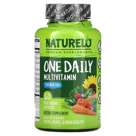 Naturelo One Daily Multivitamin For Men Vegetarian Capsules