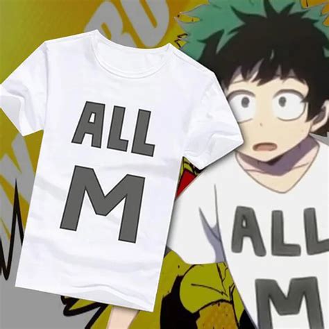 Boku No Hero Academia Cosplay Costume T Shirt Midoriya Izuku T Shirt My