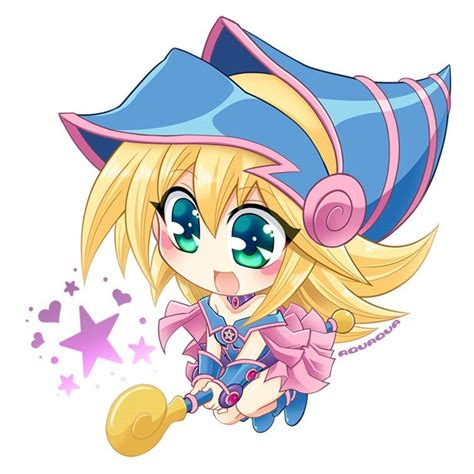 Yu Gi Oh Dark Magician Girl Chibi Dark Magician Cards Chibi