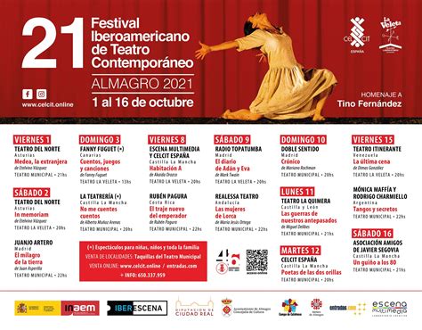 La presencialidad vuelve al 21º Festival Iberoamericano de Teatro