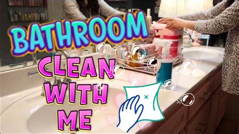 Clean My Bathroom With Me Before And After Youtube