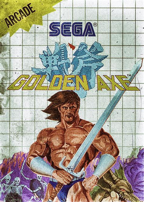 Golden Axe Sega Master System Drive Digital Art By Benjamin Dupont Pixels