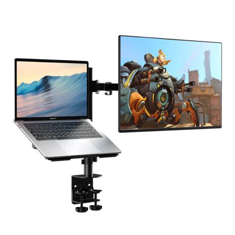 Soporte para Doble Monitor con Neumático 10 32 uso escritorio SIPO