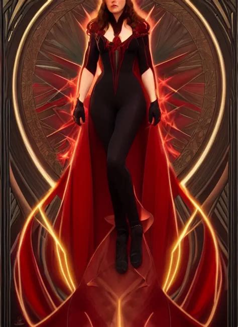 Scarlet Witch As Lucifer Morningstar Portrait Full Stable Diffusion