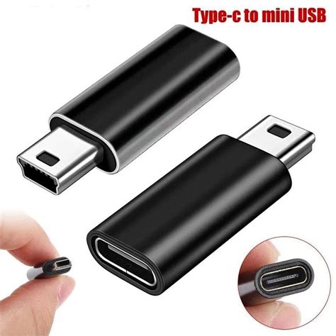 Mini Usb To Type C Connector Usb Male Type C Female Usb20 Mini Usb Male Otg Adapter Video