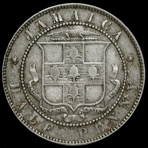 Jamaica 1871 Queen Victoria Halfpenny