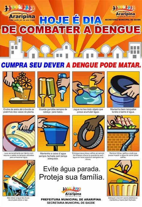 Cartazes Contra A Dengue 5 De Novembro No Dia 05 De Novembro é O Dia