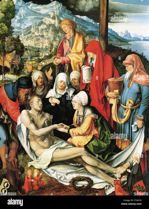 Albrecht Dürer Lamentation Of Christ The Glim Lamentation Stock