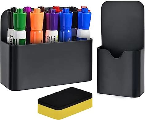 Magnetic Pen Marker Holders Pcs With Magnetic Whiteboard Eraser