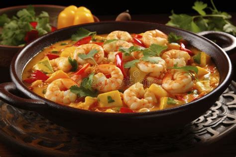 Shrimp Stew Traditional Dish Of Brazilian Cuisine And Consumed