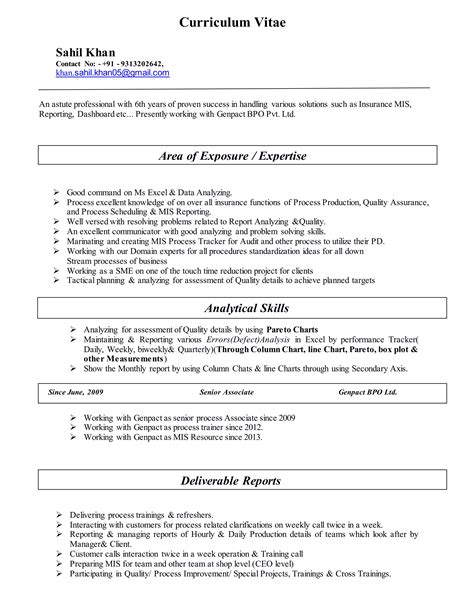 Analyst Resume | PDF