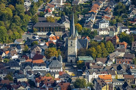 Menden Sauerland Aus Der Vogelperspektive Kirchengeb Ude St Vincenz