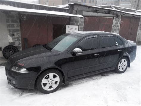 Вот и я переобул Гоночку на зиму — Skoda Octavia A5 Mk2 2 л 2008