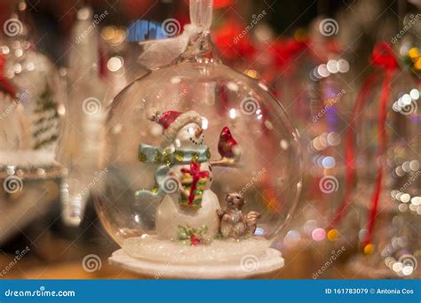 Crystal Ball For Christmas Decoration Stock Image Image Of Advent