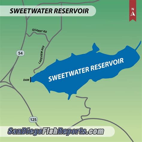 Sweetwater Reservoir - Fish Reports & Map