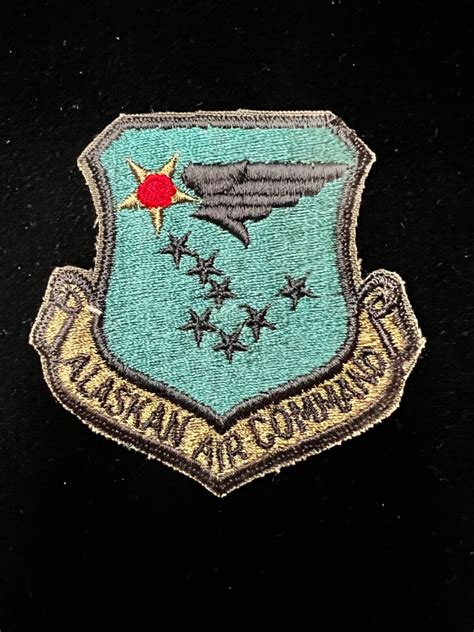 US Air Force USAF PACAF Alaskan Air Command Elmendorf AFB Alaska Patch