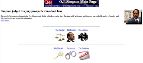 The O.J. Trial Comes Online - The History of the Web