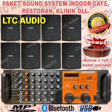 Promo Paket Sound System Indoor Cafe Resto Aula Yamaha Speaker