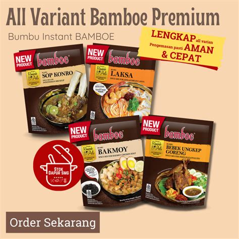 Jual Bumbu Bamboe Premium Taste Bumbu Masak Instan All Varian Bumbu