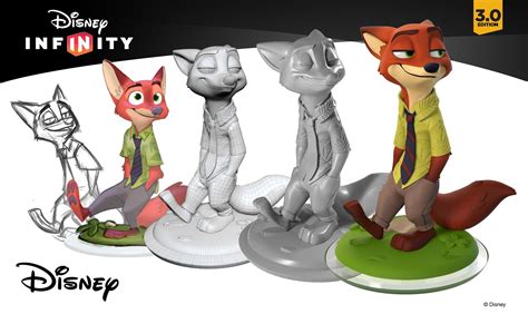 Image Nick Wilde Disney Infinity Concept Art Disney Infinity